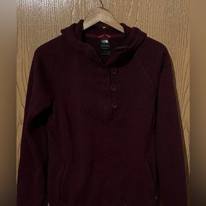 The North Face Pullover Henley Maroon Size L